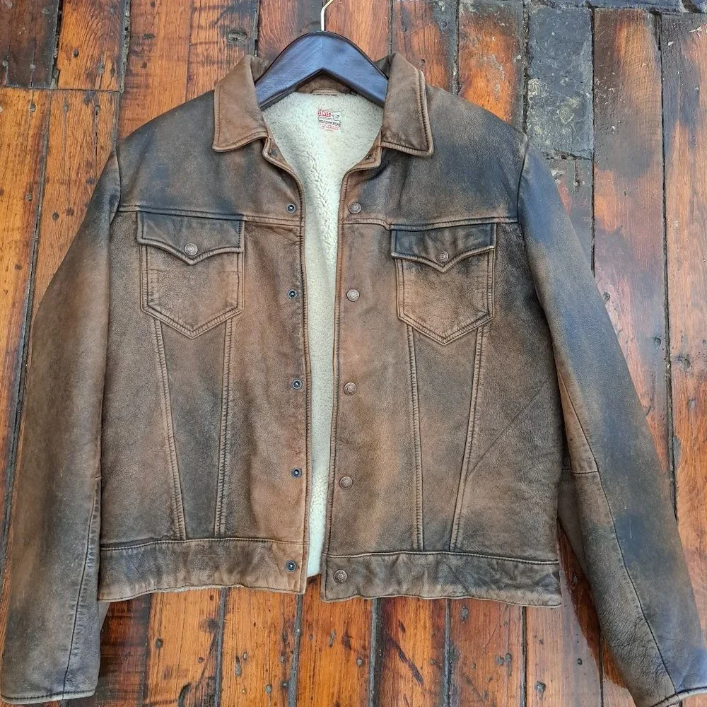 Levi's | Jackets & Coats | Levi Vintage Clothing Leather Jacket